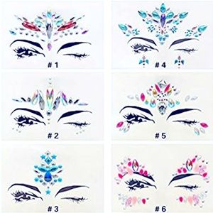 (B) Adhesive Facial Jewels